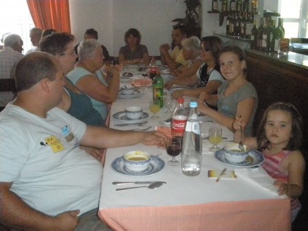 Almoço no Restaurante "O Regional" - 07/08/2010 - Grupo Francês